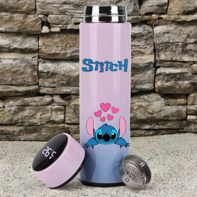 Garrafa Térmica Stitch e Angel – Mantenha o Estilo e a Temperatura na Medida Certa! 💙💜