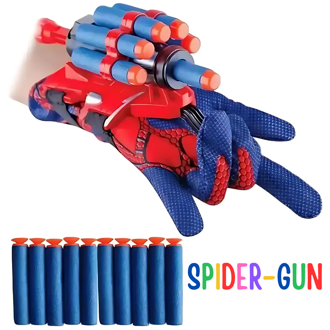 Spider Gun Infantil com Lançador de Dardos – Brinquedo Sensorial para Crianças