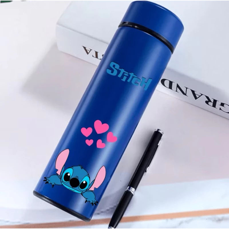 Garrafa Térmica Stitch e Angel – Mantenha o Estilo e a Temperatura na Medida Certa! 💙💜