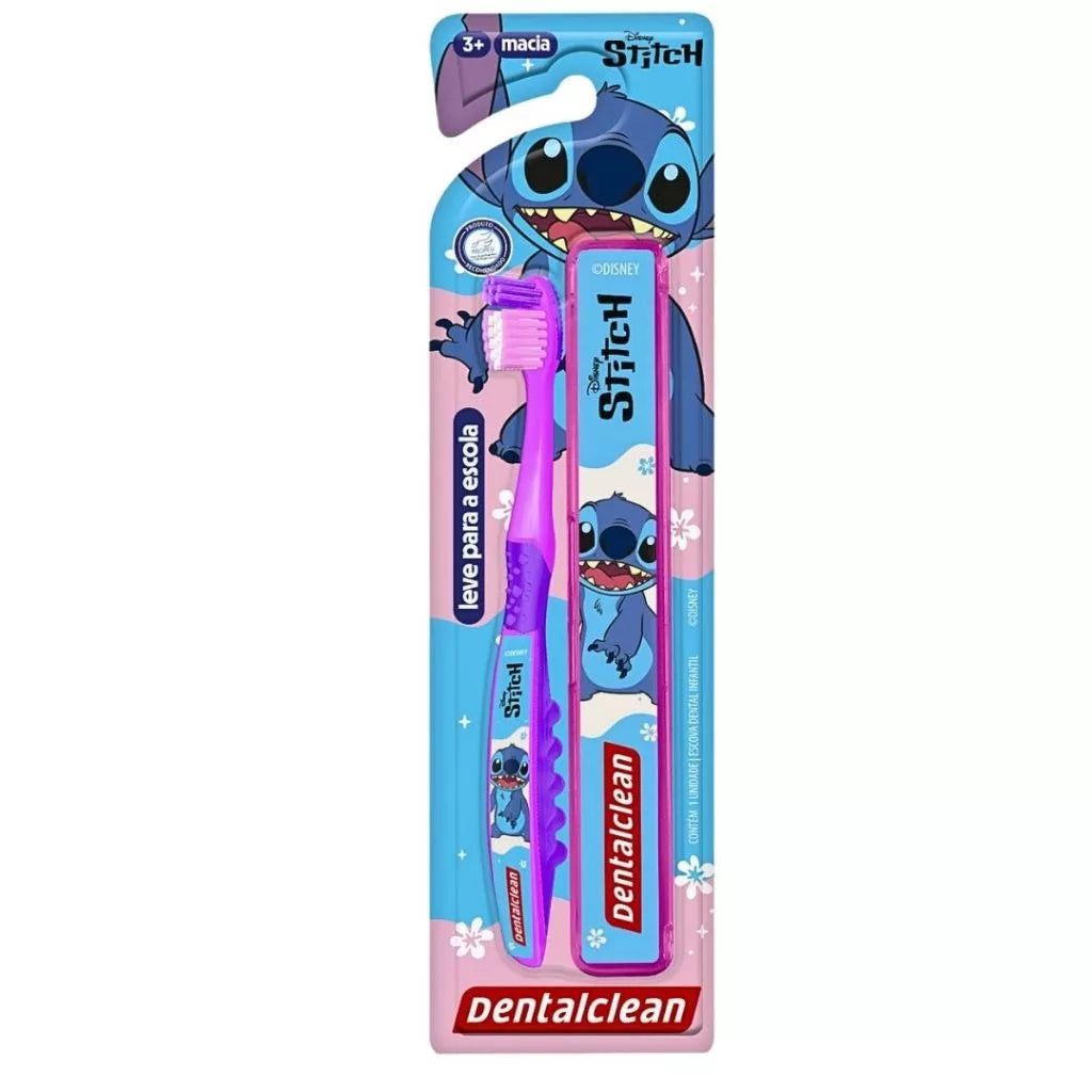 Kit de Escovas de Dente Stitch – Cuide do Seu Sorriso com Estilo! 💙🦷