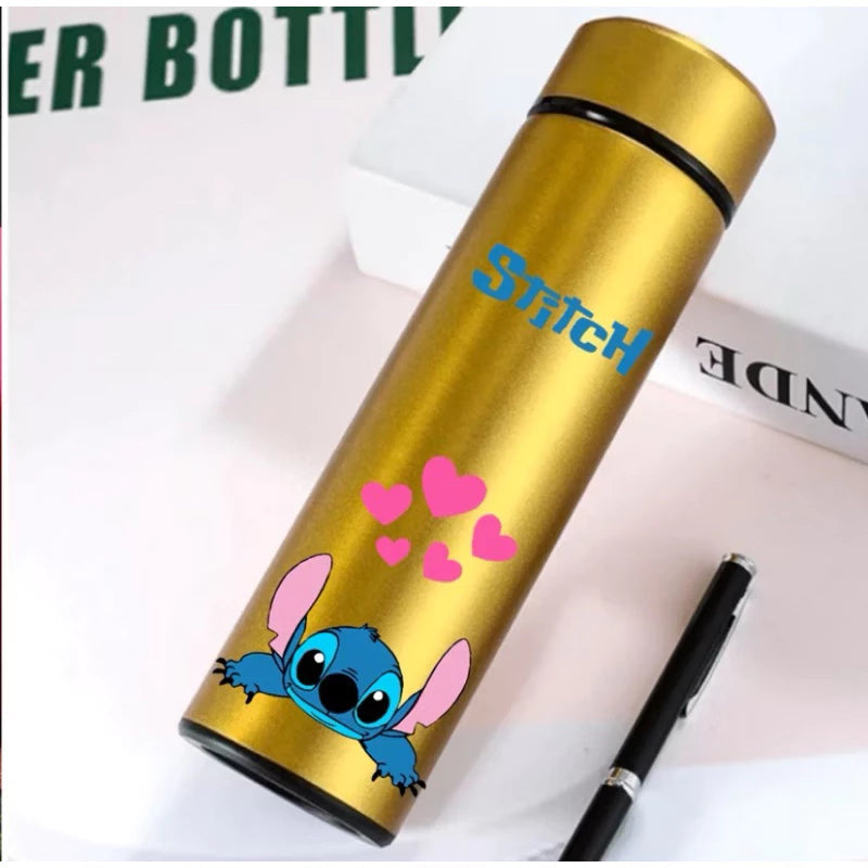 Garrafa Térmica Stitch e Angel – Mantenha o Estilo e a Temperatura na Medida Certa! 💙💜