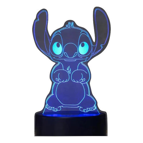 Luminária 3D do Stitch: Transforme Seu Ambiente com Magia e Estilo!