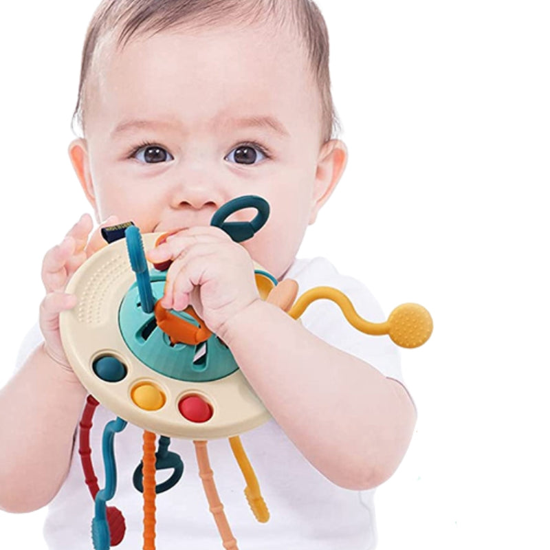 Brinquedo Sensorial para Bebê – Mordedor Interativo | Toca Kids