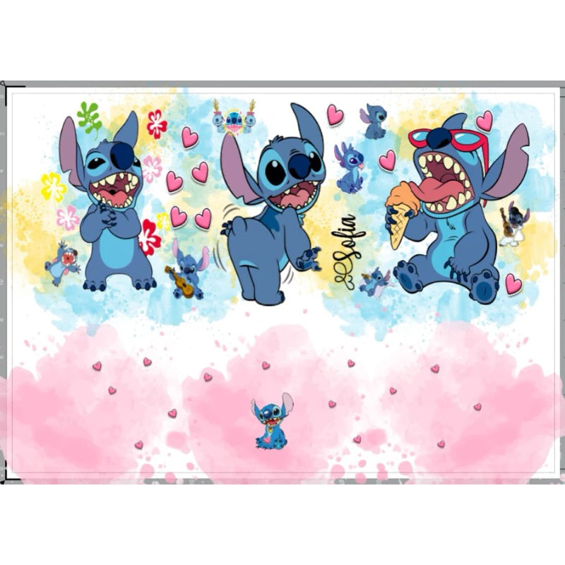 Copo Térmico Stitch Personalizável 🥤✨ - 1200ml de Estilo e Praticidade! 💙