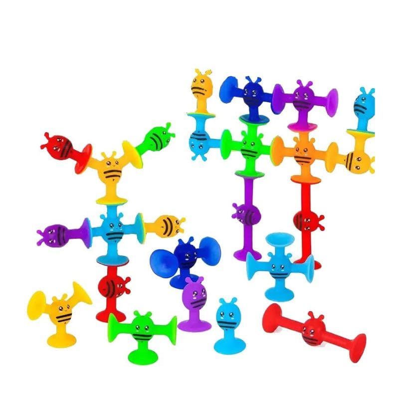 Brinquedo de Construção com Ventosa Educativo 48pcs | Toca Kids