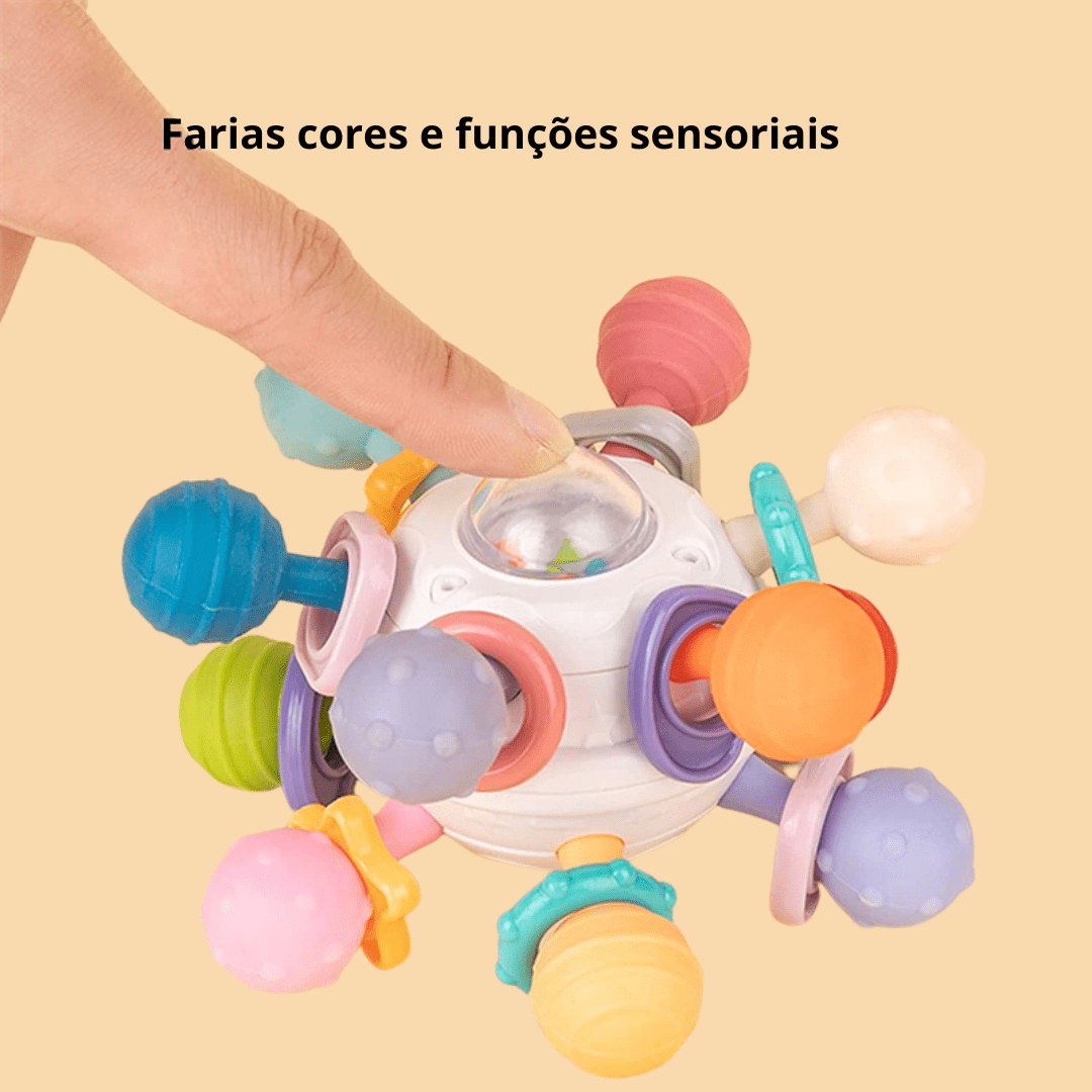 Mordedor Infantil Sensorial – Estimulação Tátil e Alívio da Dentição