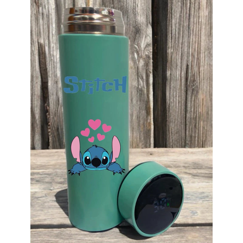 Garrafa Térmica Stitch e Angel – Mantenha o Estilo e a Temperatura na Medida Certa! 💙💜