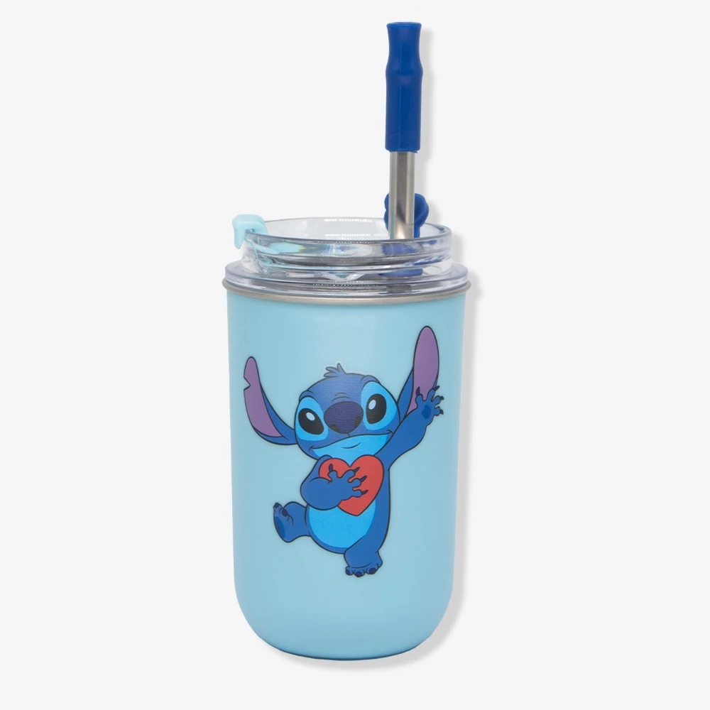 Copo Neo Stitch e Angel – Hidrate-se com Estilo e Magia! 💙