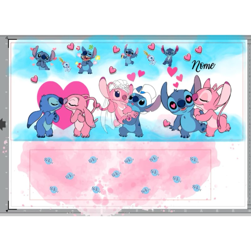 Copo Térmico Stitch Personalizável 🥤✨ - 1200ml de Estilo e Praticidade! 💙
