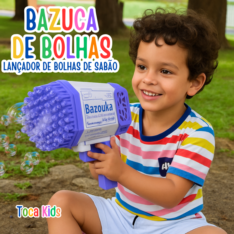 Super Bazuca de Bolhas de Sabão