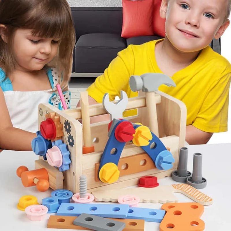Kit de Ferramentas Infantil Montessori – Brinquedo Educativo de Ferramentas