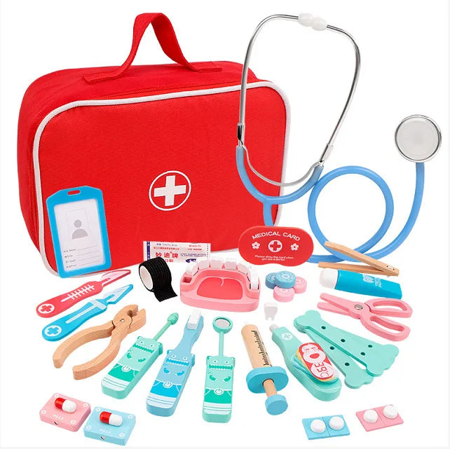 Kit Médico Educativo Infantil – Brinquedo de Profissão para Crianças