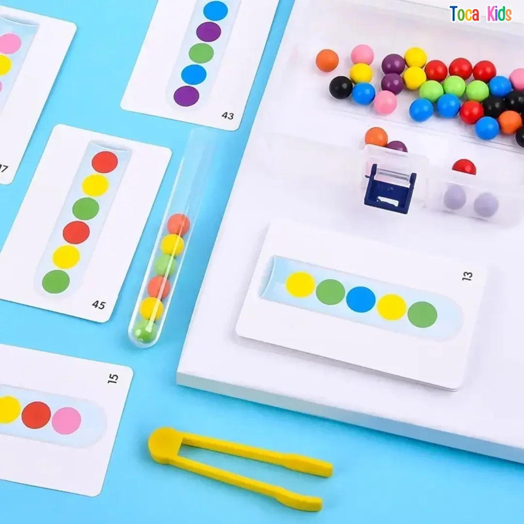 Kit Brinquedo Montessori – Concentração, Lógica e Treino Motor para Crianças