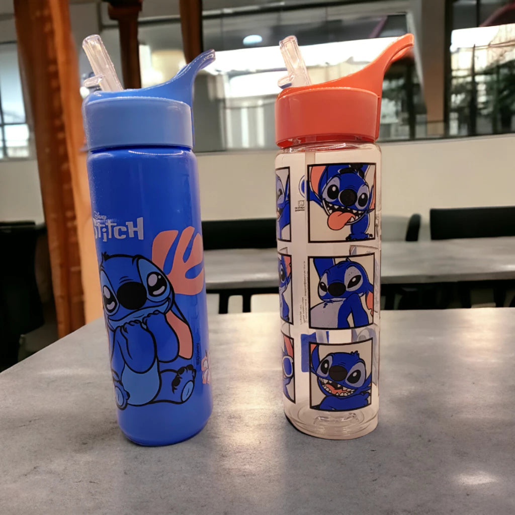 Squeeze com Canudo do Stitch – Praticidade e Estilo para o Seu Dia! 💙✨