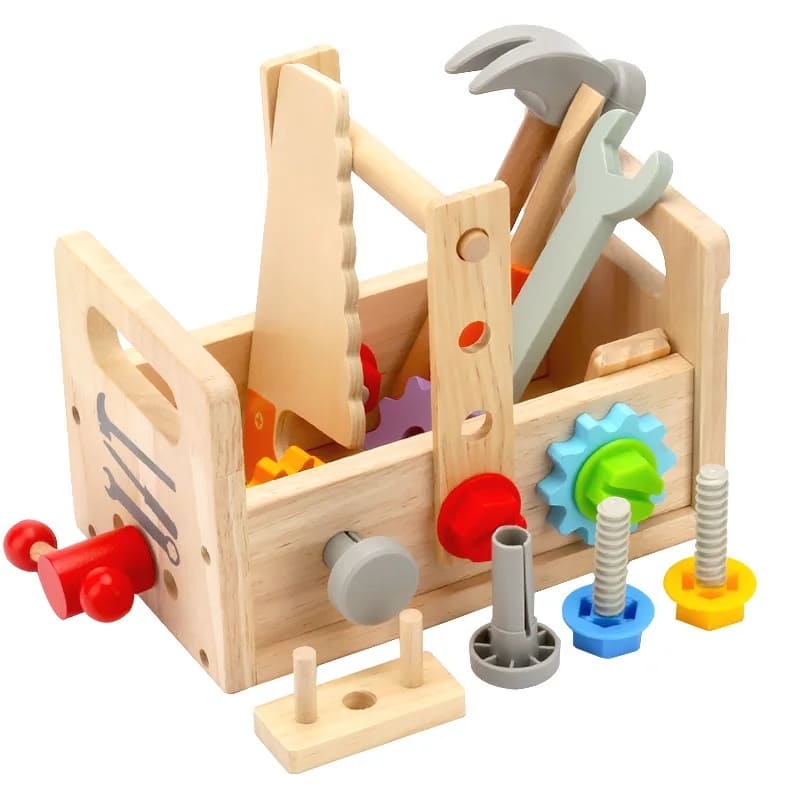 Kit de Ferramentas Infantil Montessori – Brinquedo Educativo de Ferramentas
