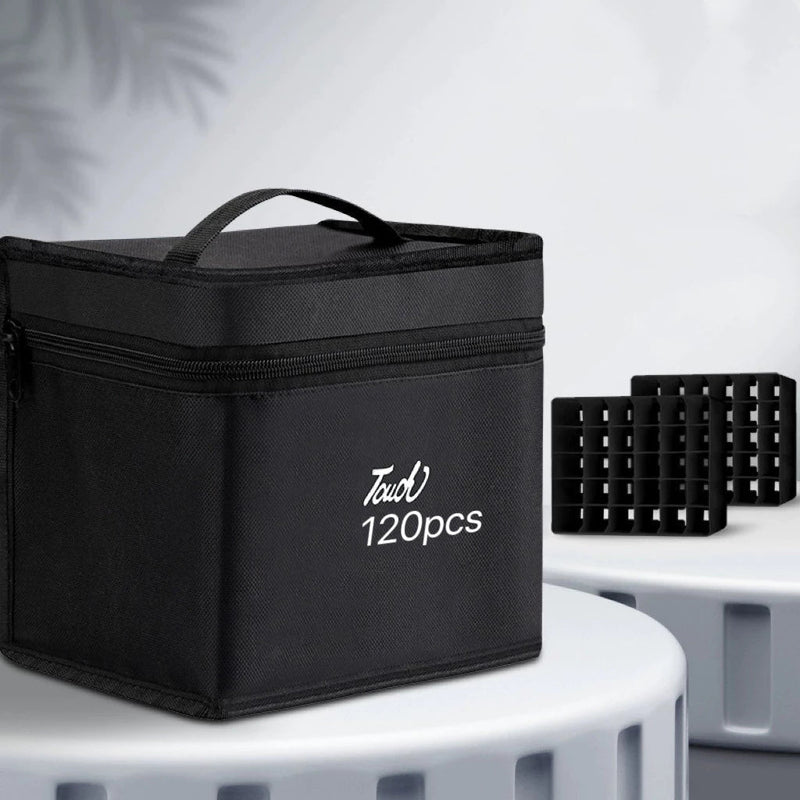 Kit de 120 Canetas Touch Ponta Dupla – Dê Vida ao Seu Stitch! 💙