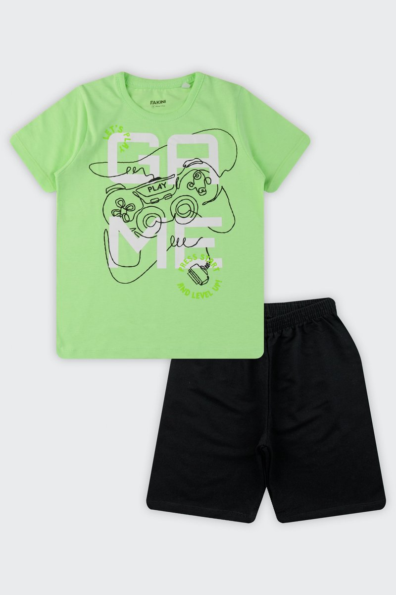 Conjunto Infantil Menino Game Fakini Verde