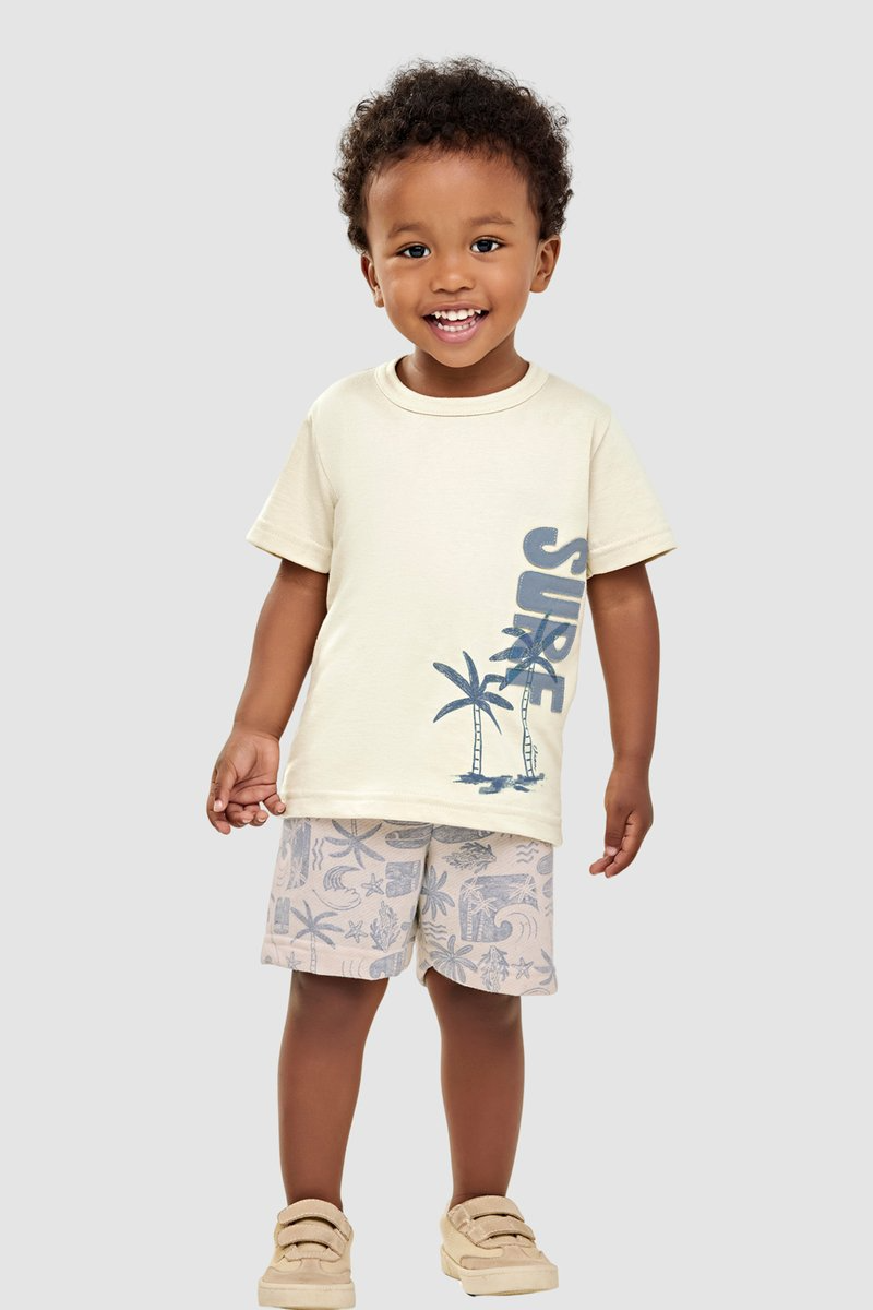 Conjunto Infantil Menino Surf Elian Natural