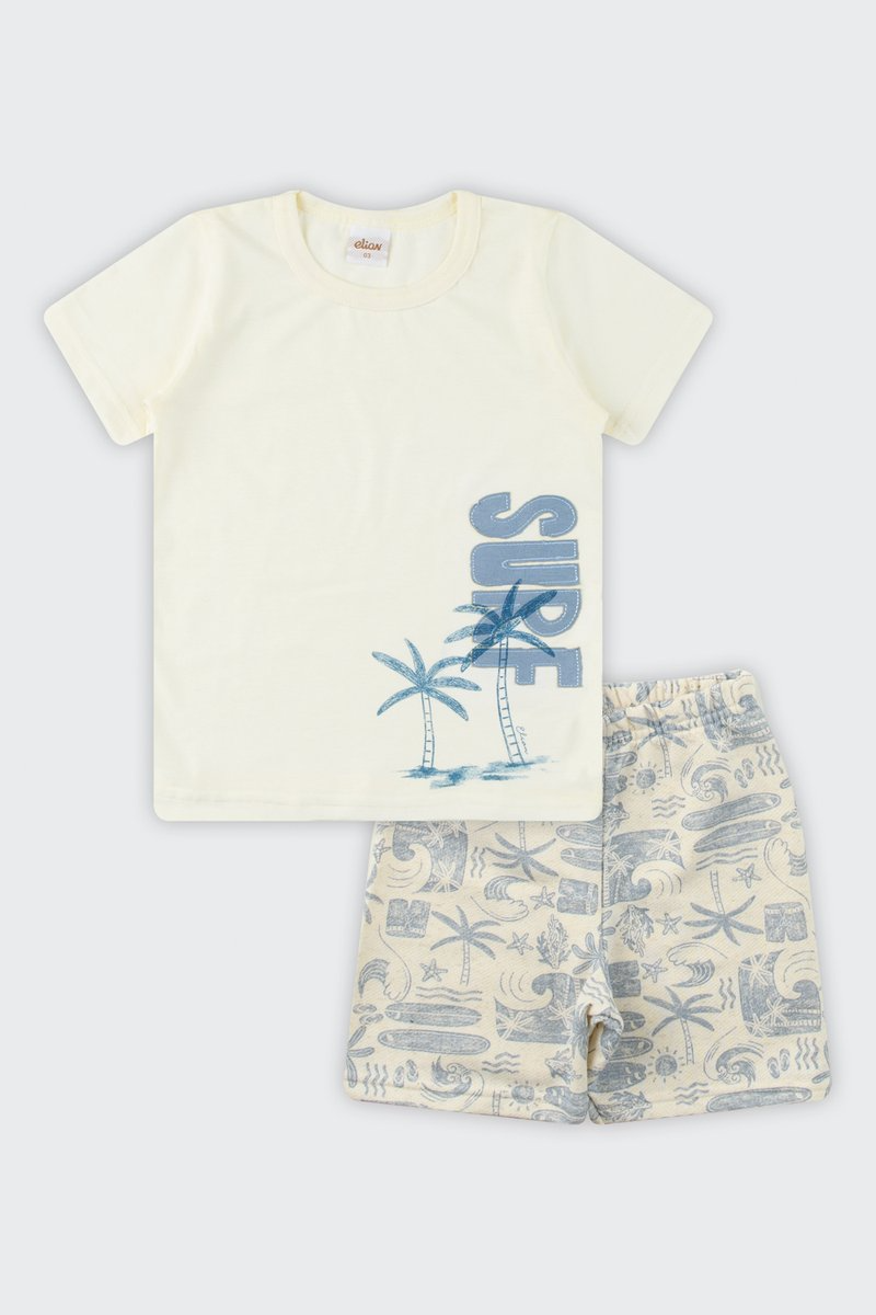 Conjunto Infantil Menino Surf Elian Natural