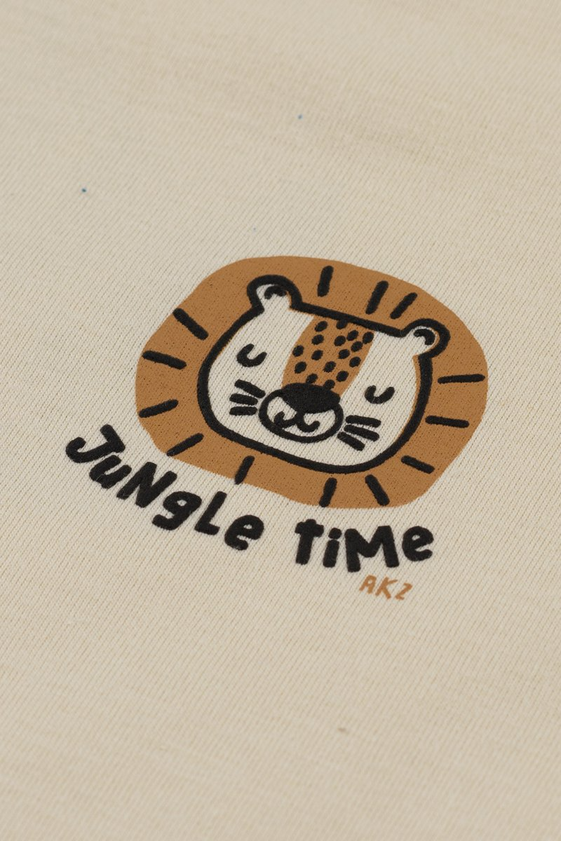 Conjunto Bebê Menino Jungle Time Alakazoo Bege