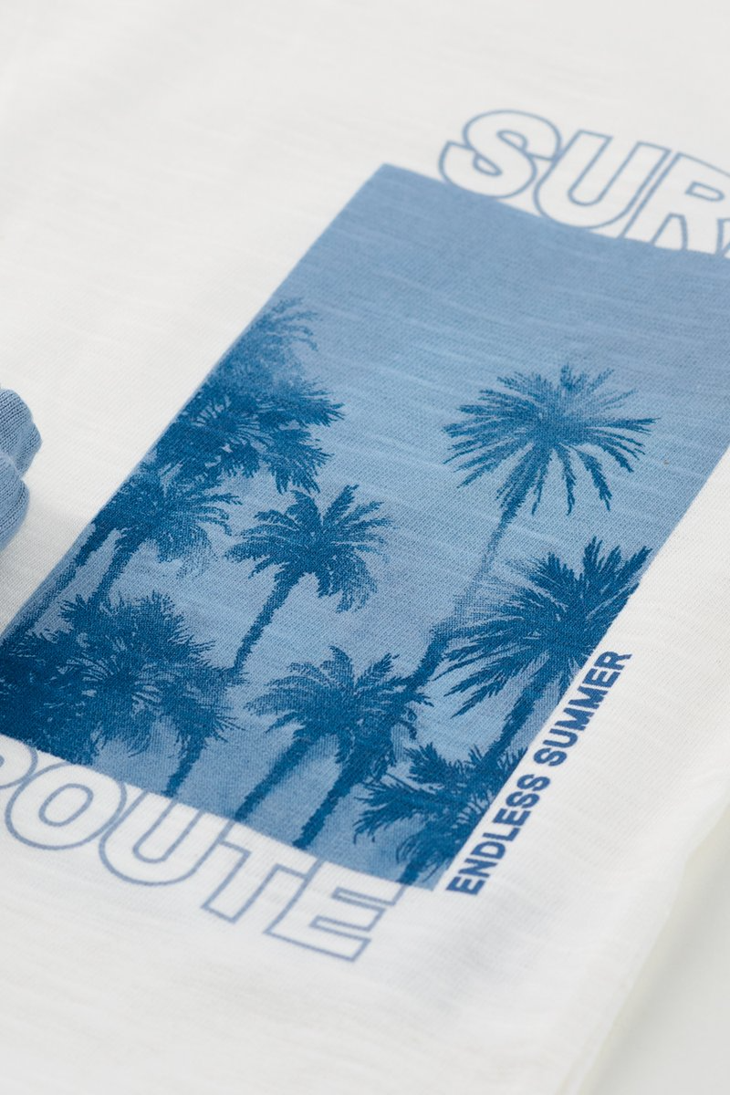 Conjunto Infantil Menino Surf Route Elian Natural