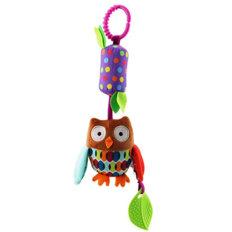 Chocalho de Atividades com Bichinhos Divertidos - Brinquedo Sensorial para Bebê