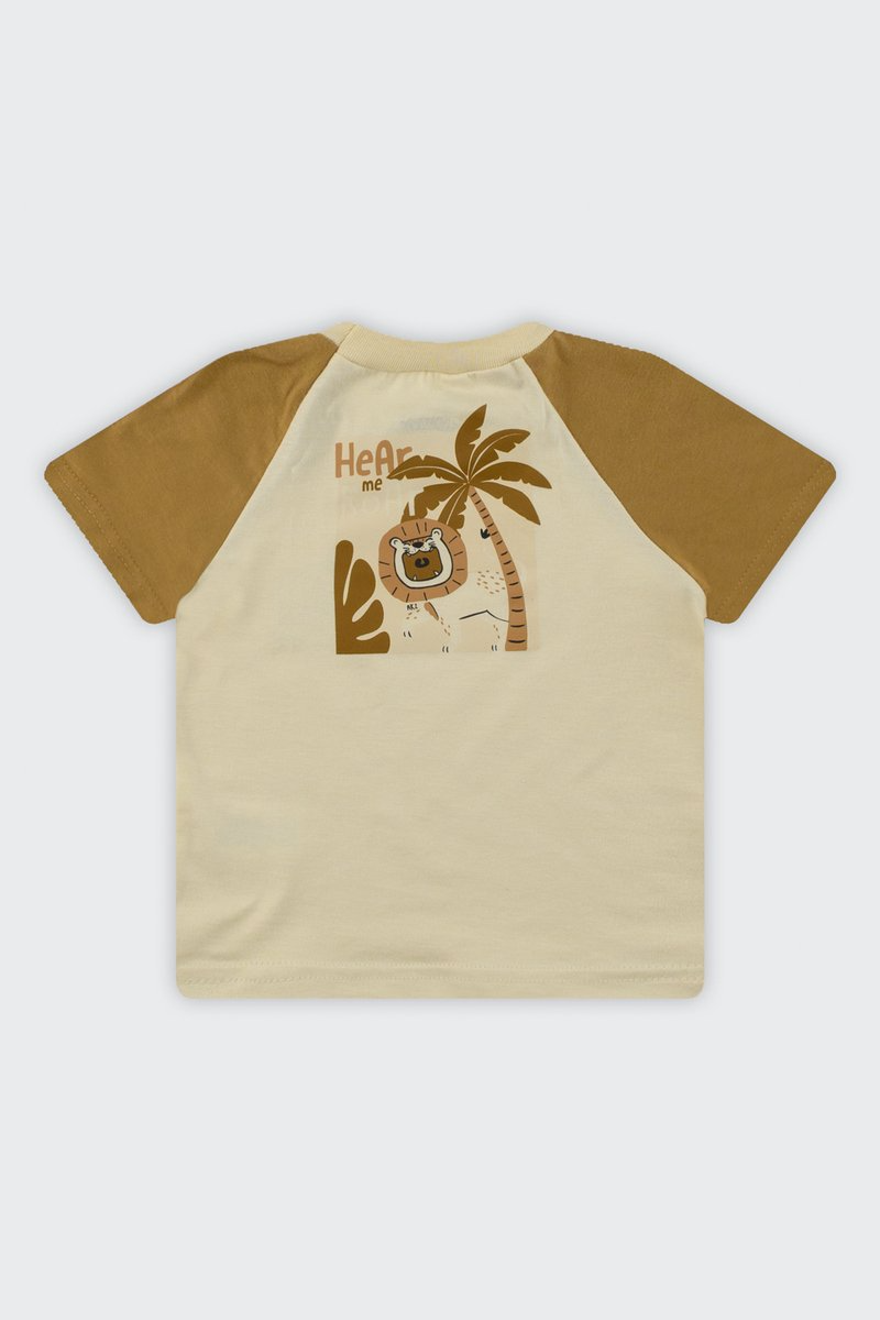 Conjunto Bebê Menino Jungle Time Alakazoo Bege