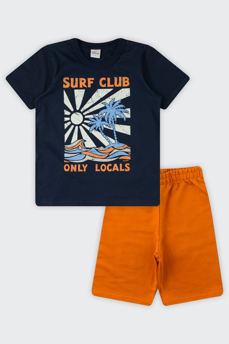 Conjunto Infantil Menino Surf Club Elian Marinho