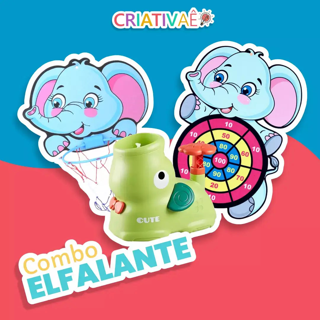 Combo Elfalante (Basquete + Alvo e Bolinhas + Lança disco)