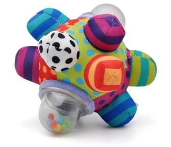 Bolas de Chocalho para Bebê - Brinquedo Interativo para Estímulo Sensorial e Desenvolvimento
