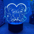 Luminária 3D Acrílica do Stitch | Iluminação Mágica! 🌟