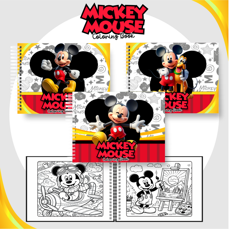 Livro de Colorir Bobbie Goods Mickey Mouse - Toca Kids