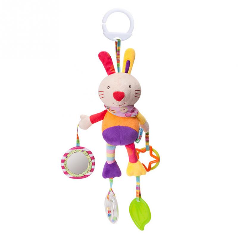 Chocalho de Atividades com Bichinhos Divertidos - Brinquedo Sensorial para Bebê