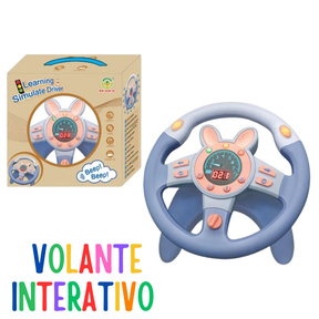 Volante Interativo Infantil Volant | Som, Luz e Aprendizado – Toca Kids