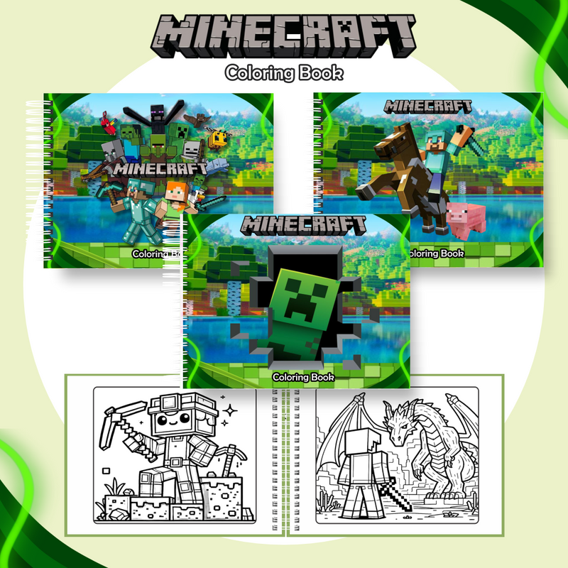 Livro de Colorir Bobbie Goods Minecraft - Toca Kids