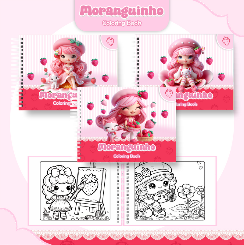 Livro de Colorir Bobbie Goods Moranguinho - Toca Kids