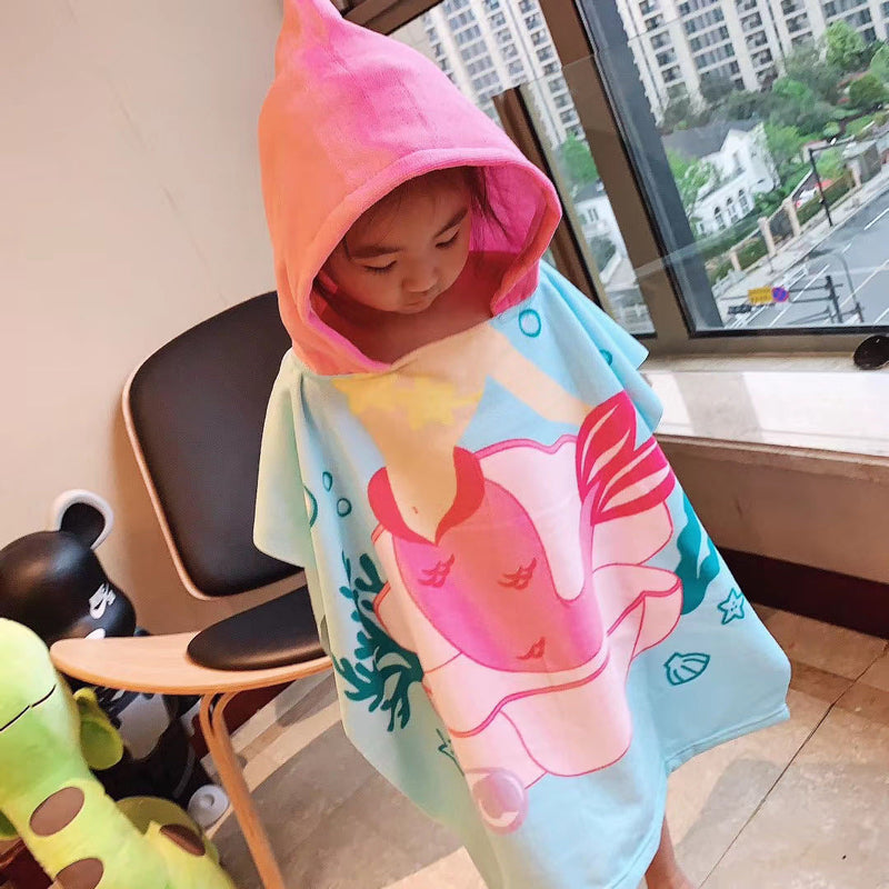 Toalha Infantil com Capuz Mundo Mágico