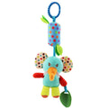 Chocalho de Atividades com Bichinhos Divertidos - Brinquedo Sensorial para Bebê