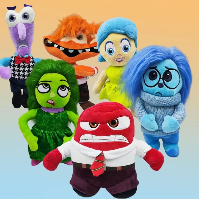 Kit Divertidamente Personagens - Brinquedo de Pelúcia