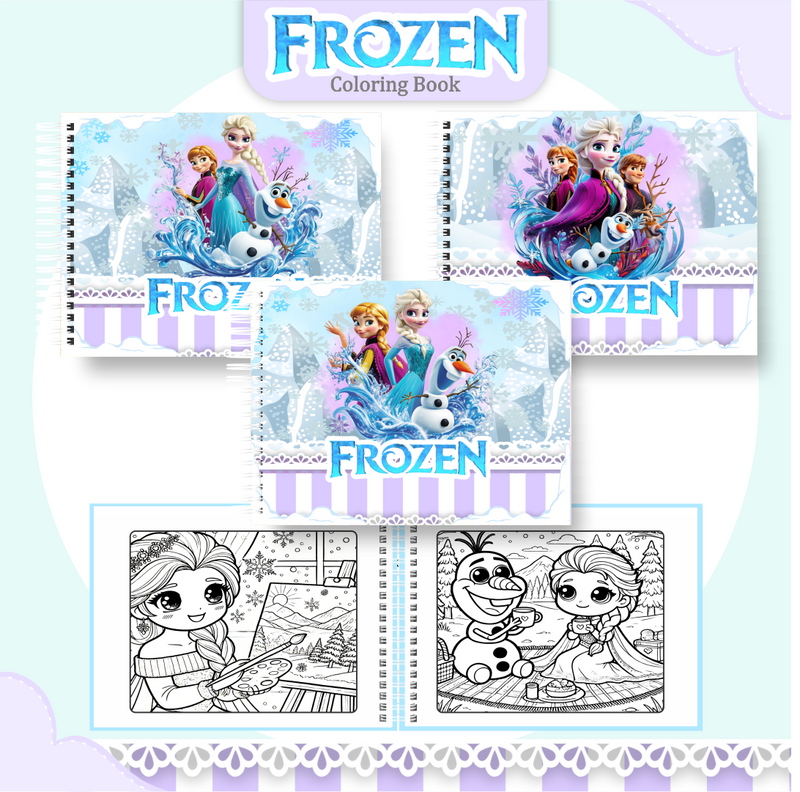 Livro de Colorir Bobbie Goods Frozen - Toca Kids