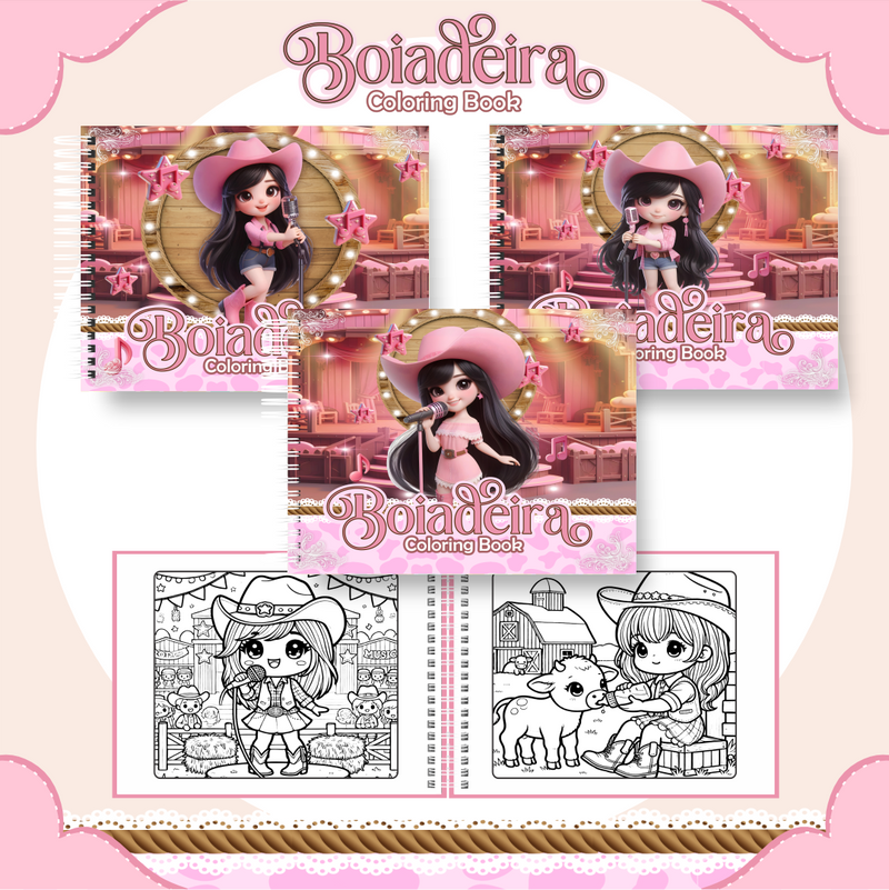 Livro de Colorir Bobbie Goods Boiadeira - Toca Kids