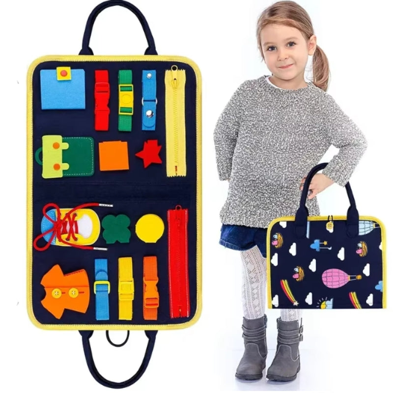 Maleta Sensorial Educativa Montessori Atividades Básicas