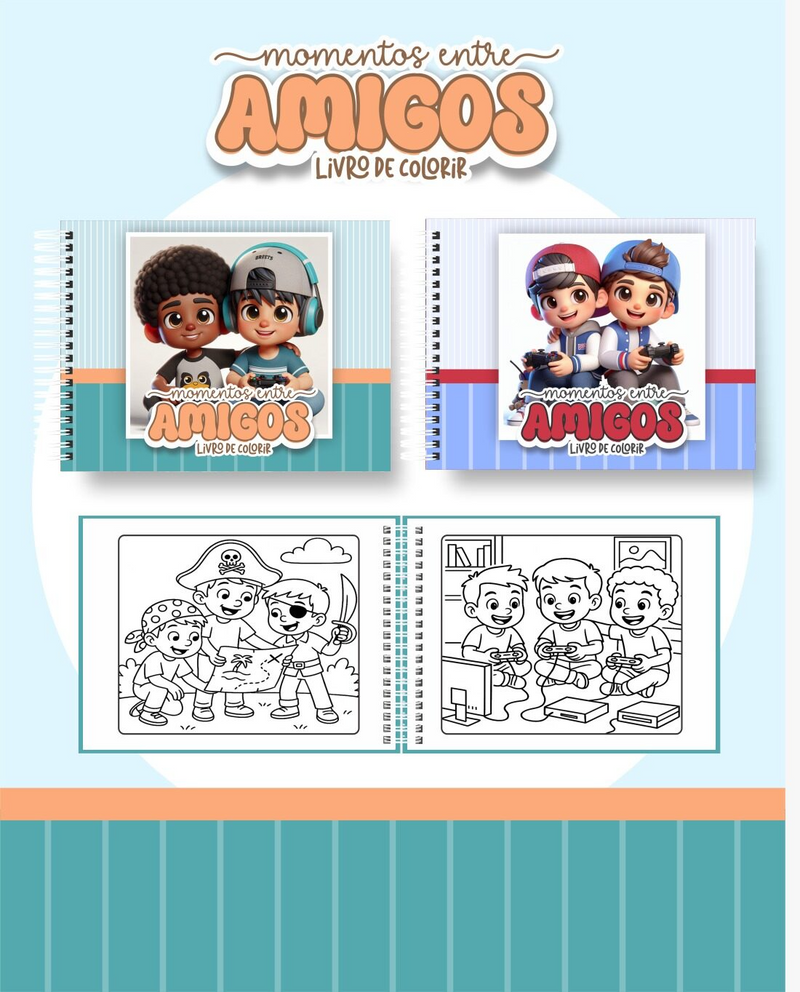 Livro de Colorir Bobbie Goods Amigos - Toca Kids