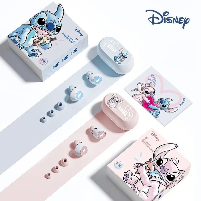 Fones de Ouvido Stitch & Angel🎧 - Qualidade de Som e Estilo Disney! 🎶✨