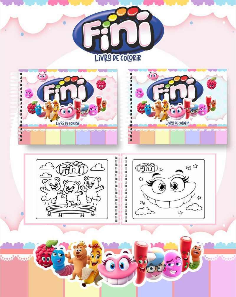 Livro de Colorir Bobbie Goods Fini - Toca Kids