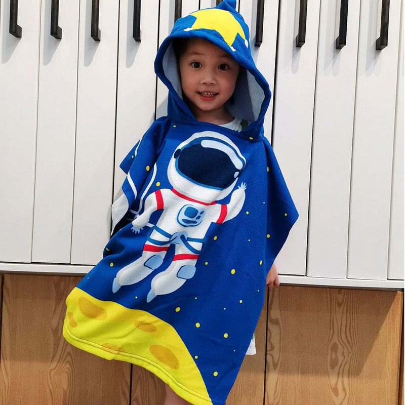 Toalha Infantil com Capuz Mundo Mágico