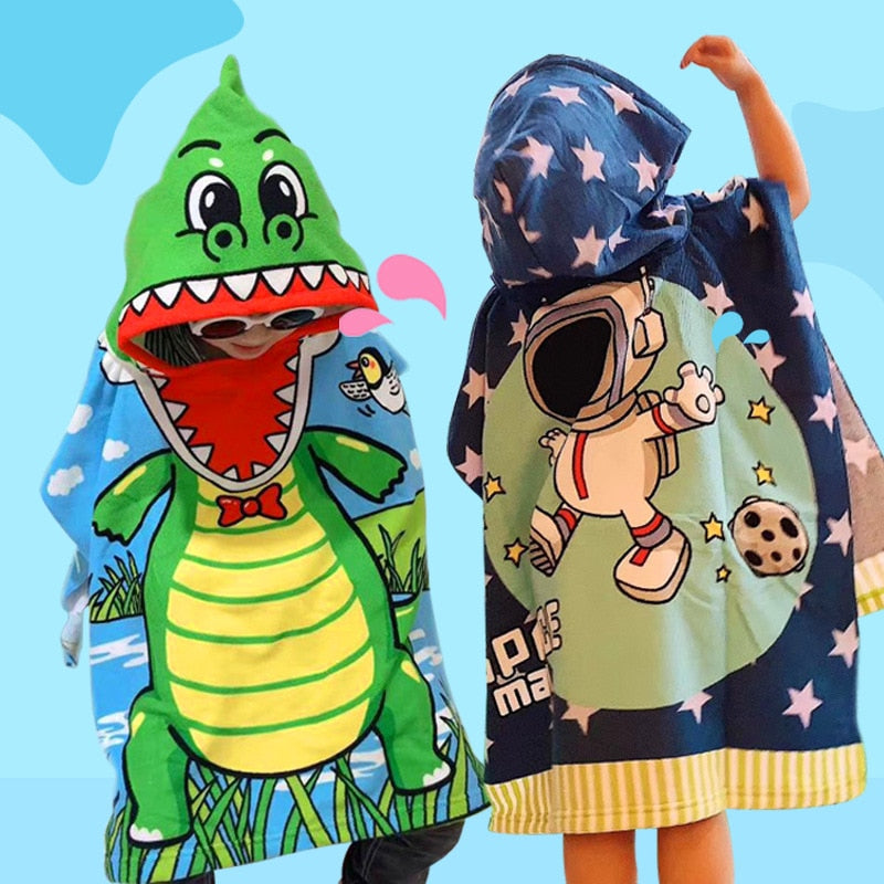 Toalha Infantil com Capuz Mundo Mágico