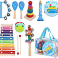Brinquedo Montessori Kit Musical de Madeira