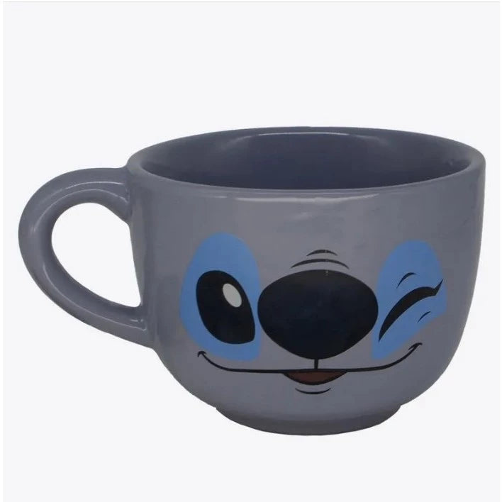 🥣 Caneca Stitch 500ml – Perfeita para Sopa, Café e Muito Mais! 💙✨