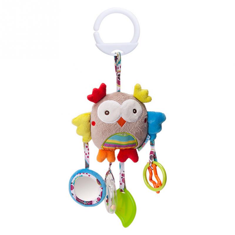 Chocalho de Atividades com Bichinhos Divertidos - Brinquedo Sensorial para Bebê